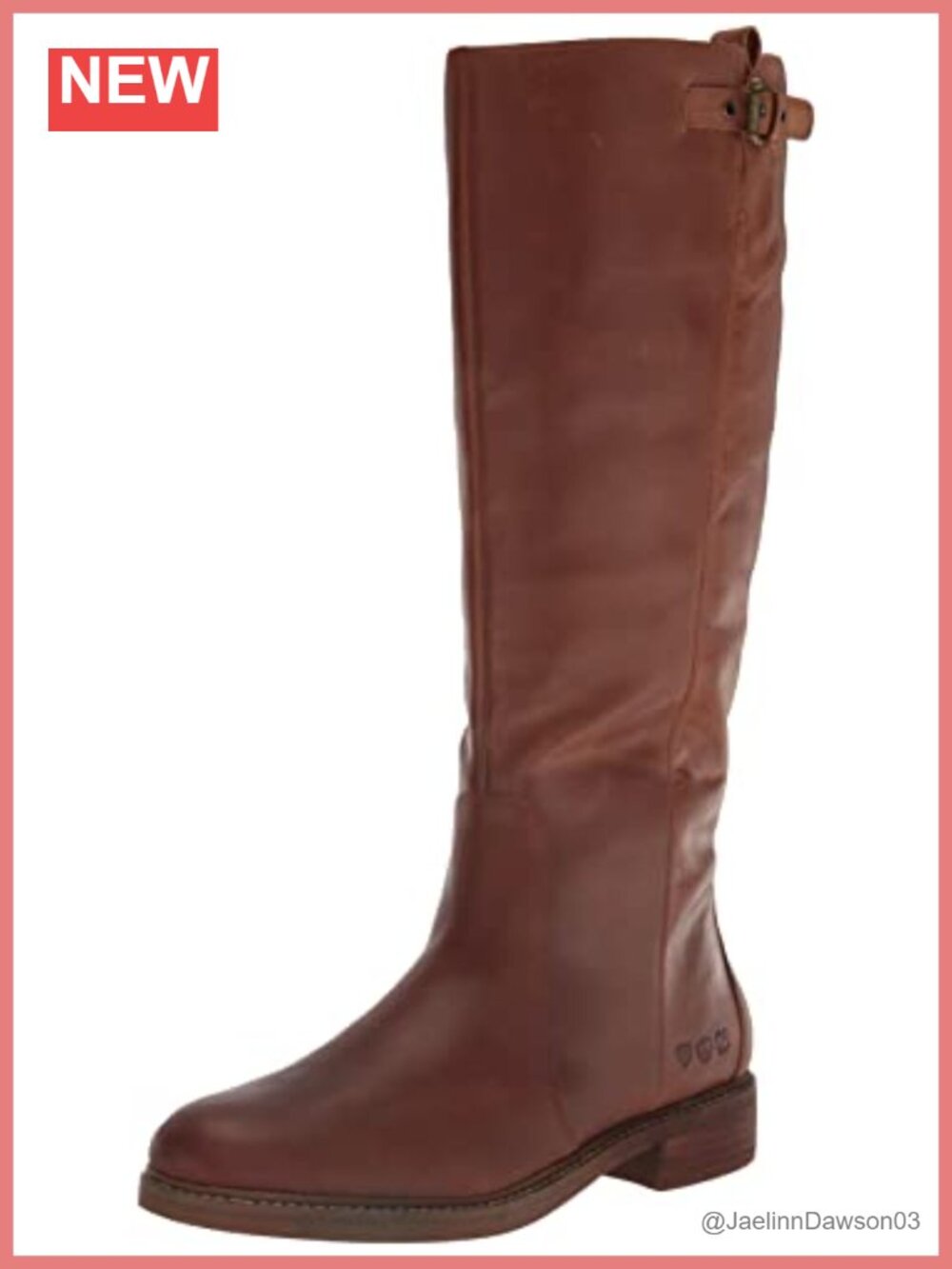 Wide Calf Leather Knee-High Riding Boot Nylon Zip Closure